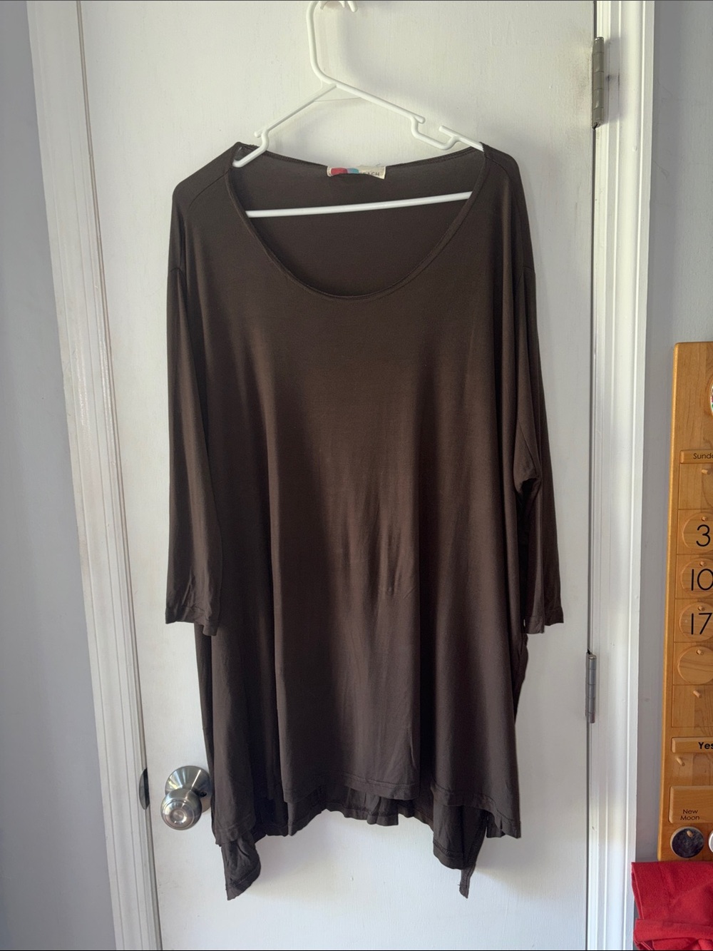 Women's Free People Beach Scoop Neck Tunic Top - Brown